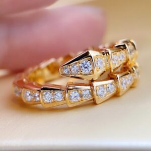 Snake Ring [yellow gold]] / Adjustable opening