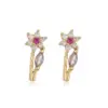 1 Pair Elegant Lady Modern Style Heart Shape agoy Butterfly Plating Inlay Copper Copper Zircon Ear Studs