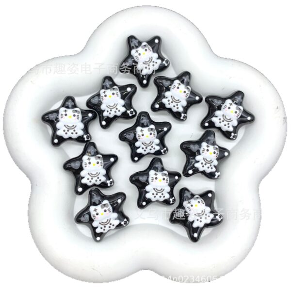 Wholesale Gingerbread Man Star Beads