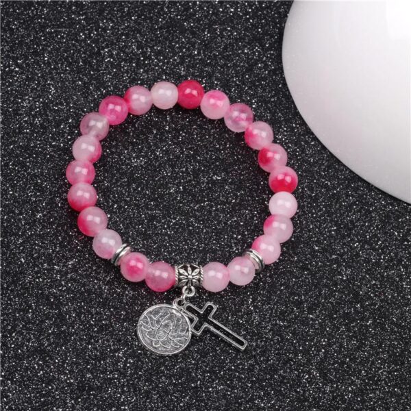 Wholesale Fashion Flower Natural Stone Other Bracelets In Bulk