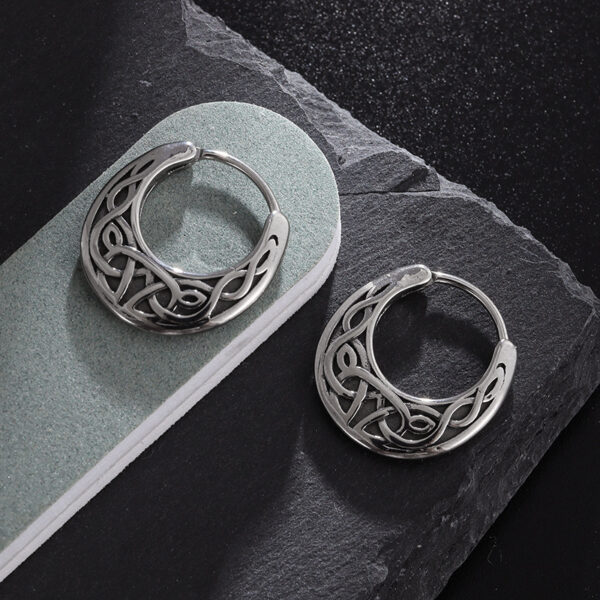 Wholesale Nordic Viking Celtic Knot Earrings Hypoallergenic Jewelry for