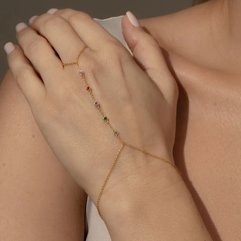 Wholesale PVD Coated Real Gold Plated Geometric 304 Stainless Steel Simple Style Classic Style Waterproof Non Tarnish 304 Stainless Steel Bracelets