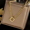 Wholesale PVD Coated 18K Gold Plated Geometric 304 Stainless Steel Hip-Hop Waterproof Non Tarnish 304 Stainless Steel Necklace