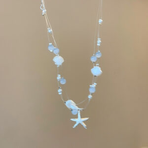 Starfish shell necklace