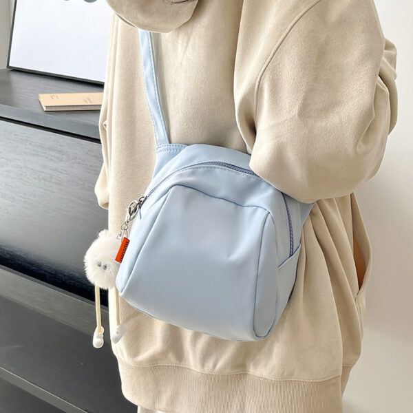 oly-a737afba8f36dd23f6b90293100485af Wholesale Women's Bag Japanese Casual Cross-Body Bag Small Fresh Student Simple Solid Color Shoulder Bag Fashionable Small Bag