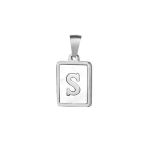 Silver / Letter S without Chain