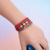 Wholesale Pu Leather Braided Bracelet