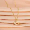 Wholesale Copper 18K Gold Plated Cute Plating Hollow Out Inlay Whale Zircon Pendant Necklace