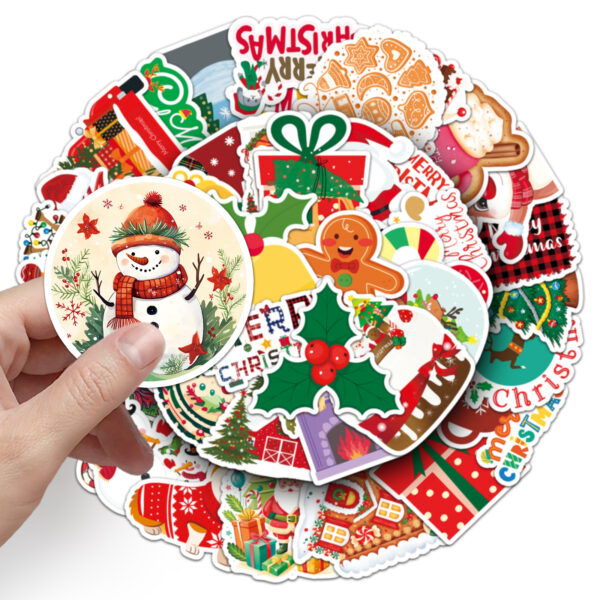 Wholesale 50PCS/PACK Christmas Graffiti Stickers