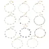 Classic Style Heart Shape Stainless Steel Irregular Knitting Bracelets
