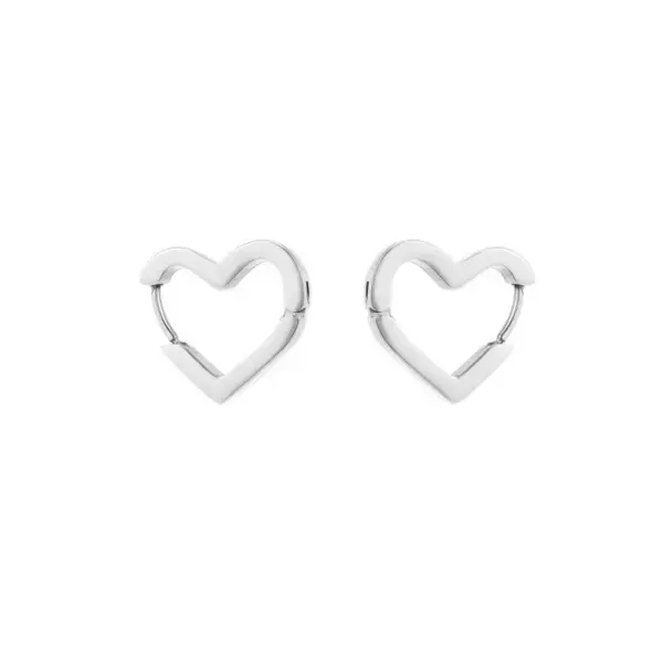 Wholesale PVD Coated 18K Gold Plated Pentagram Heart Shape Stainless Steel Commute Waterproof Non Tarnish Earrings