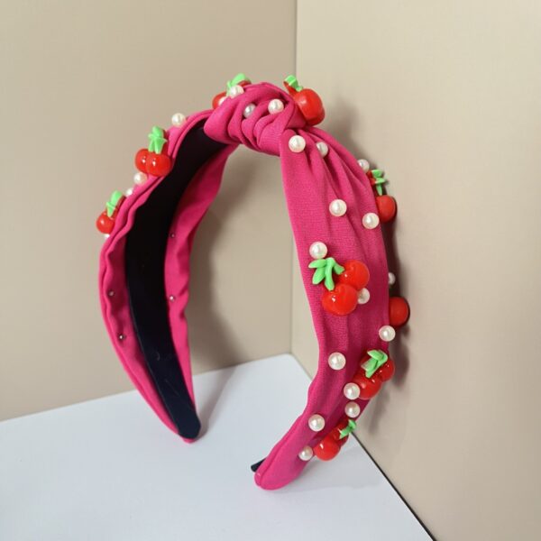 Wholesale Cherry Knotted Headband 1Pc