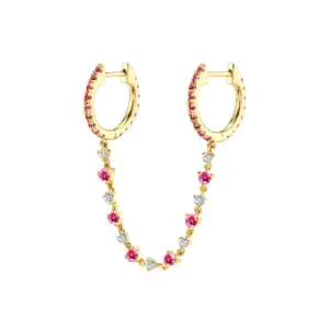 Rose-Red, Golden (Single Double Circle)