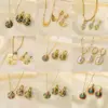 Wholesale Jewelry Simple Style Classic Style Geometric Titanium Steel Plating Jewelry Set Cable Chain