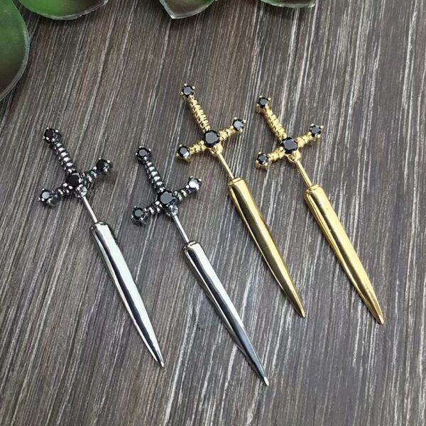 oly-a77e3bf7f84d91795fbb33076eb42f6f Wholesale Gothic sword women's earrings