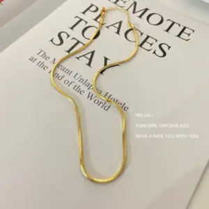 Golden Snake Bones Chain