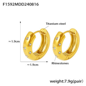 F1592-Gold Earrings