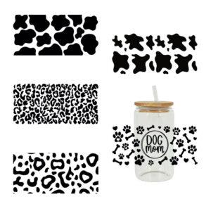 oly-a78bb653c6243a039b25163d13e23884 Wholesale New leopard print UV Cup sticker crystal logo pattern 23 cmX11cm in stock