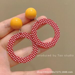 7 bright yellow ear clip style