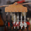 Wholesale Amazon's best-selling Halloween Sword Piercing Heart Earring Set - Retro Gothic Skull Earrings