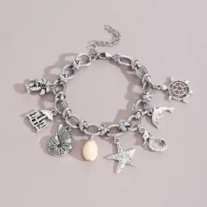 Silver Beach Style / 18+5cm / Bracelets