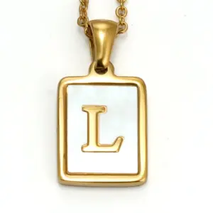 Square White Shell L