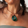 oly-a7ab6571c4e1e95efc0815ac510e5b6c Wholesale Glass Sun Cross Geometric Pendant Rope Necklace