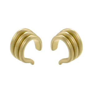 Ve1018 Gold C- Shaped Multilayer 1 Pair