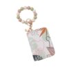 Wholesale printing card organ storage bag change card clip bag haze silicone beads beaded