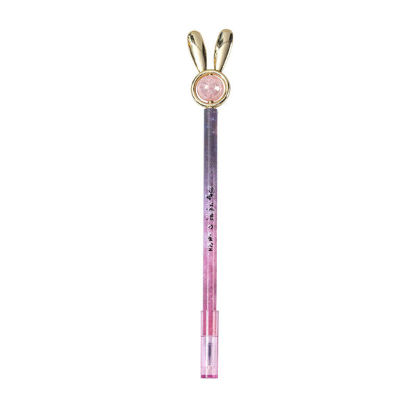 Wholesale Creative Korean style rabbit neutral pen cartoon cute gift pen office pen student stationery black