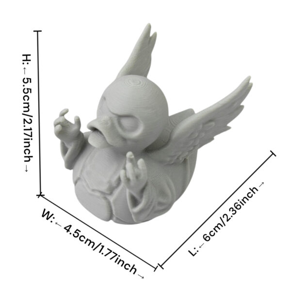 Wholesale New Cross-Border 3D Printed Halloween Little Duck Ghost Duck Angel Duck Skull Duck Various Duck Ornaments Collection