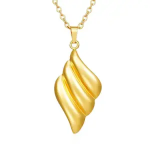 Three Stripe Necklace Gold One MS-531