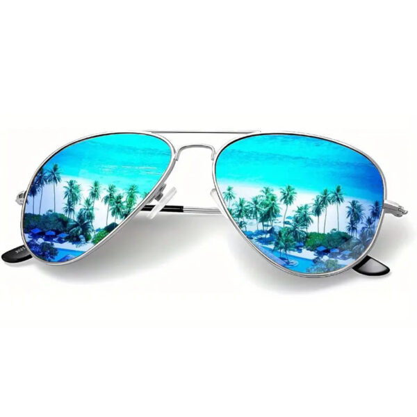 Wholesale New Men's Double Bridge Toad Mirror Colorful Coated Sunglasses Retro Fashion Driving Street Photography Concave Shape Sunglasses
