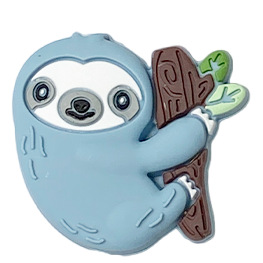 Sloth [silicone beads] blue