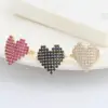 Wholesale Simple Style Heart Shape Copper Rings Inlay Zircon Copper Rings