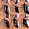 Wholesale Summer Fresh Conch Starfish Long Pendant Tassel Ear Hook Earrings Women's Niche Exquisite Versatile Seaside Earrings