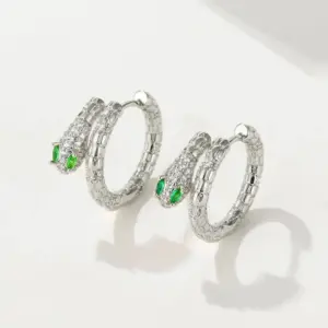 D0434 Snake Ear Clip-Silver