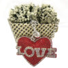 Wholesale Diamond studded LOVE love keychain