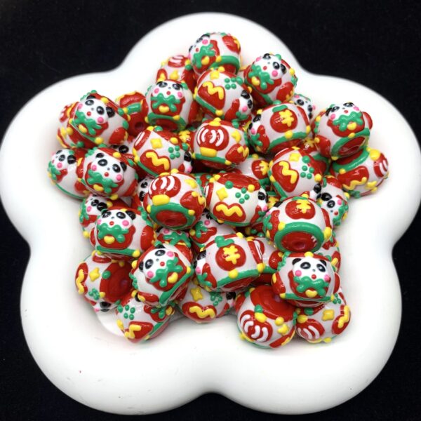 oly-a7eb21fea85c7811da1f7add3df9c7a6 Wholesale Panda round bead heavy oil dispersed bead bead bead
