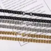 Wholesale Simple Style Solid Color Stainless Steel Plating Necklace 1 Piece