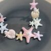 oly-a8006d0996d311efb1109fb1d4df003f Wholesale Colorful Starfish Shell Necklace Women's Collarbone Chain for Summer Seaside Travel Photo Sweet Cool Spice Girl Style Accessories