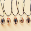 Wholesale New transparent insect keychain creative micro-landscape real insect yellow scorpion amber pendant