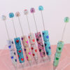 oly-a807c36e94661d143af09b3441b08f9a Wholesale Cross-border Live Hot Selling Colorful Love Heart Zircon Diamond Pen Ceramic Mud Full Diamond Beaded Pen DIY Beaded Aessories