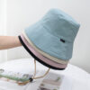 Wholesale Fisherman Hat Women's Summer Double-Sided Large Brim Anti-UV Sunscreen Hat Breathable Sun Hat for Face Small Shade Hat Trendy