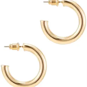 5.0 * 30mm Gold C- Shaped Earrings