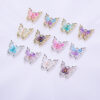 Wholesale New Butterfly Nail Art Accessories Laser Magic Color Gradient Ice Penetrant Elf Butterfly Stereoscopic Nail Accessories Nail Art Butterfly