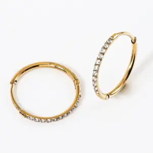 1.2 * 12mm Gold (a Pair)