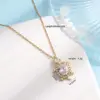Wholesale 304 Stainless Steel Copper Tortoise Animal Pendant Necklace