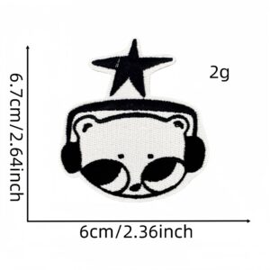 Cartoon color cloth stickers 20#