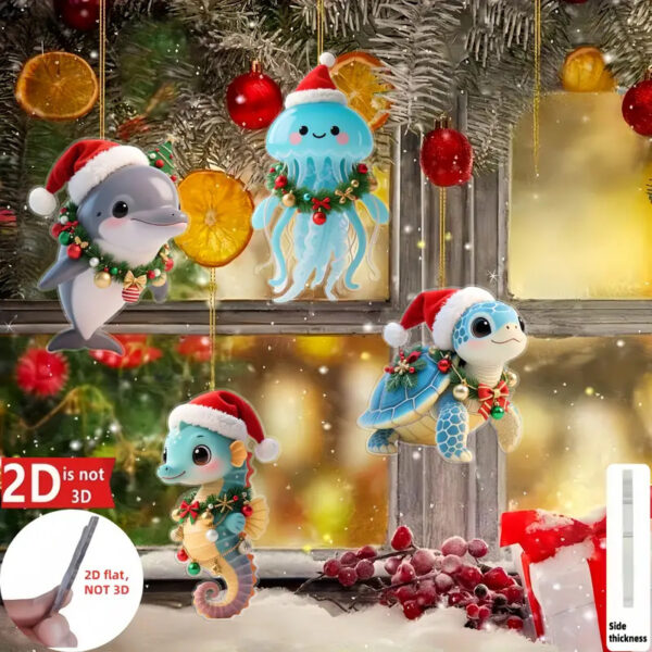 Wholesale 2D acrylic hanging ornaments